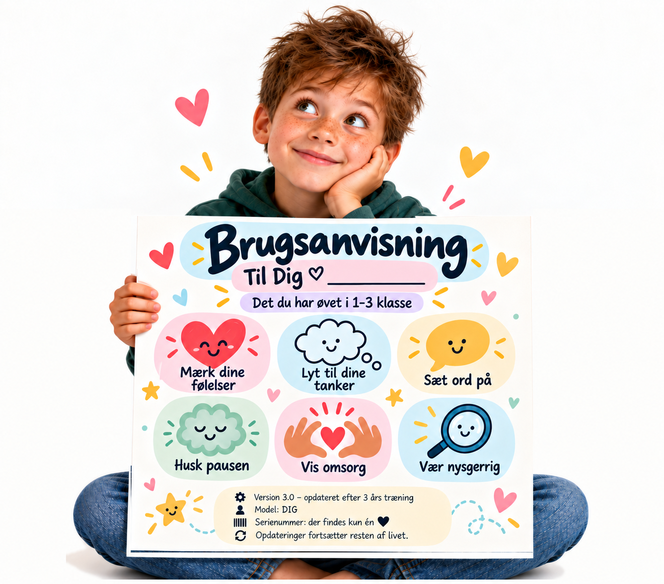 EIQ-drengen med den samme brugsanvisning